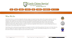 Desktop Screenshot of castleclaims.com